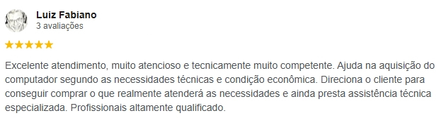 Avaliações Google DUDUTecnologia